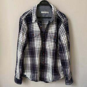 Outerknown Blanket Heavyweight Plaid Flannel Shirt